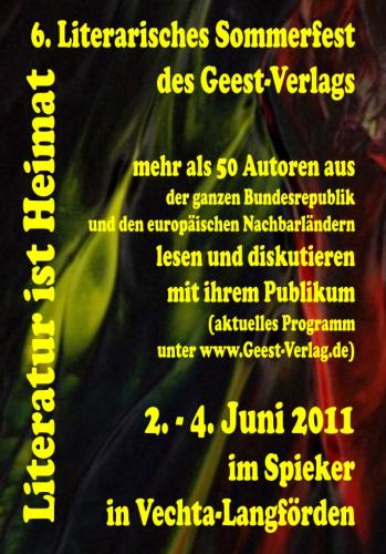 Plakat Sommerfest 2011